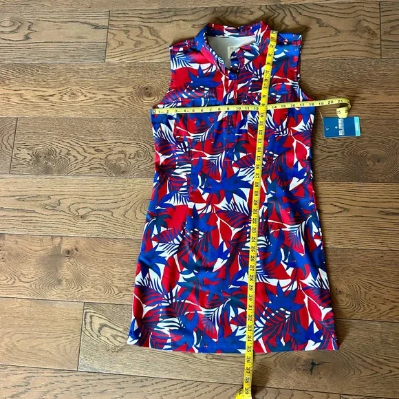 NWT! Reel Legends Womens Sleeveless Mariner Print
Red, White & Blue Dress Size M - Picture 10 of 15